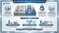 B0 Stone – מונע כתמים באבן בטון ושיש- מראה רטוב